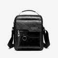 Bolsa De Couro Legítimo Masculina Crossbody